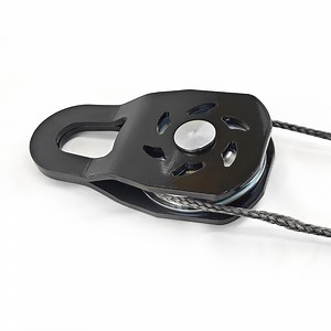 [Hot Item] Bloqueo de polea de recuperación de camioneta todoterreno de alta resistencia para cuerda sintética y cable de acero