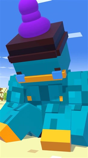 Minecraft animation Perry the Platypus in danger | MAIZEN Animation in Minecraft