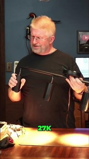 5Color LED Track Lighting Kit 4 Lights Dimmable 48W Track Light