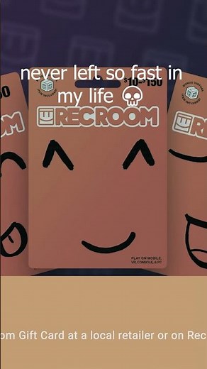 never left so fast in my life 💀💀💀 (Rec Room VR)