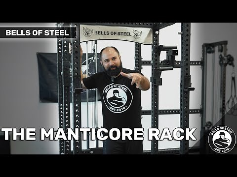 The Manticore / The Heavy Duty 3x3" Power Rack with 1" Holes by Bells of Steel