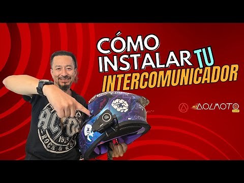 ¿Cómo instalar el intercomunicador de cámara Q28 2X en tu casco?