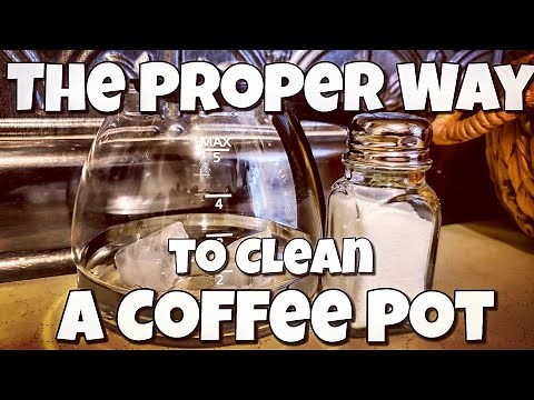 The Proper Way to Clean a Coffee Pot