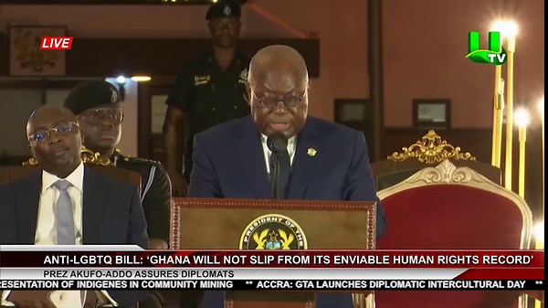 🆄🆃🆅 🅶🅷🅰🅽🅰 | ANTI-LGBTQ bill: Ghana will not slip from its enviable human rights records - Akufo-Addo assures diplomats #UTVNews | Instagram