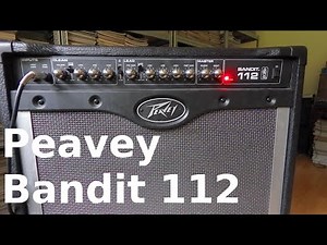 Peavey Bandit 112 clean vintage channel sound demo (with various eq settings)