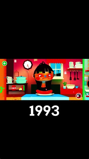 Toca kitchen through the years! #tocaboca #tocalifeworld #tocakitchen2 #throughtheyears