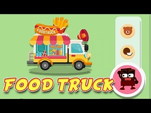 CandyBots Car and Truck Junior & Food Truck - Game Play - Skid Game TV