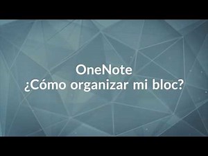 ¿Cómo organizar mi bloc?
