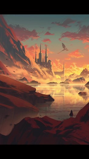 Learn How to Draw a Sunset Castle Scene | Art Tutorial