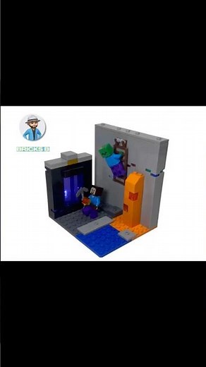 A LEGO MINECRAFT Portal MOC