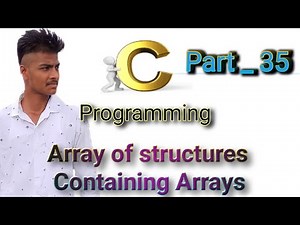 Array of Structures containing Arrays | C Language | in Telugu | Prabhu Charan