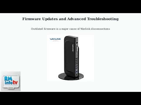 How To Fix Wavlink Docking Station Keeps Disconnecting – USB-C, Power & Firmware Fix