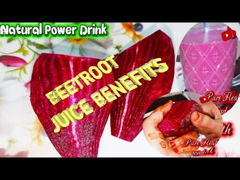 Beetroot Juice with Milk | Natural Energy Drink for Weakness & Low Hemoglobin