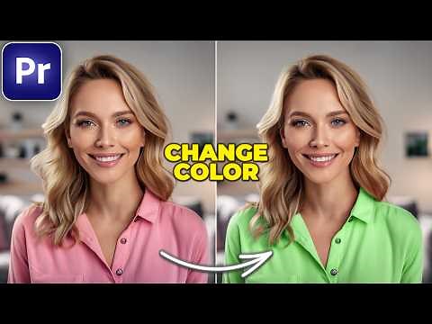 How to CHANGE COLOR of OBJECT in Premiere Pro | LUMETRI COLOR