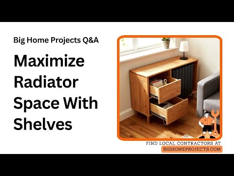 Slim Vent Bench Radiator Cover With Shallow Drawers