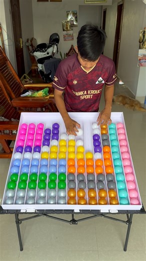 Find out the secret to solving sort color ball puzzles like a pro! | Ah the man