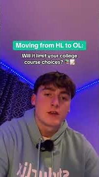LC MATHS: Choosing between HL and OL #LeavingCert