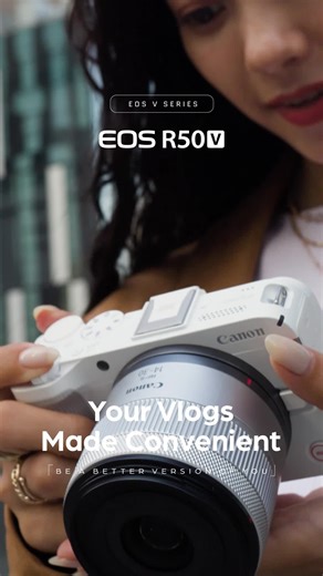 Canon Asia on Instagram: "Experience the convenience of vlogging with the EOS R50 V. ⁣ ⁣ Zoom smoothly with the Power Zoom lever using the RF-S14-30mm f/4-6.3 IS STM PZ and enjoy greater control. With the RF mount, you also have the option to switch between lenses from wide-angle, telephoto and 3D spatial VR. Talk about flexibility! ⁣ ⁣ Find out more about the EOS R50 V - link in bio.⁣ ⁣ #EOSR50V #CanonAsia #Vloggingcamera"