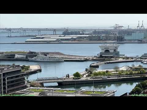 🔴Live Cam Yokohama Japan /横浜汽車道ライブカメラ 大さん橋 :8 Apr 2023