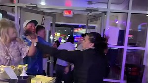 Wild video shows security guard dishing out kicks and punches