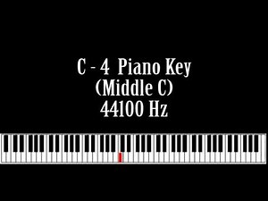 Middle C - 4 Piano Key Note Sound Effect Free High Quality Sound FX