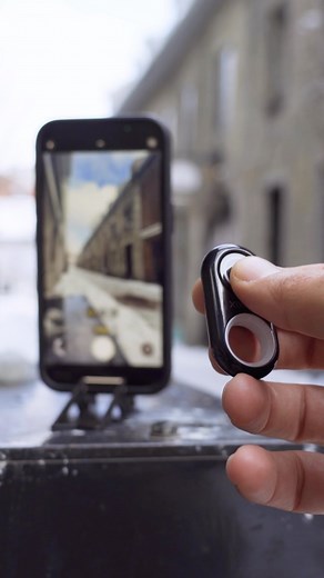 How to connect a Bluetooth remote shutter to your phone and camera app #howto #iphoneaccessories | Pocket Tripod