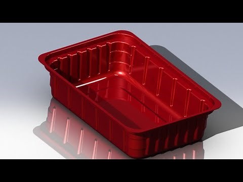 Solidworks plastic tray _ solidworks _ solidworks part design