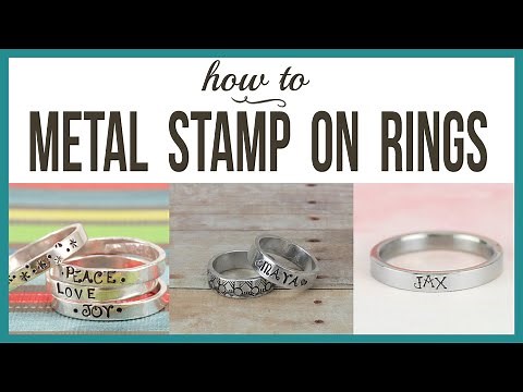 Metal Stamping on Rings - Beaducation.com
