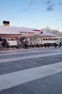 British Airways Concorde at NYC's Intrepid Museum ✈️ 🔥 # NYC #Concorde #BritishAirways #Aviation