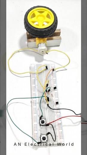 Motor Direction Controller Circuit Using Transistors #tech #transistor #circuit