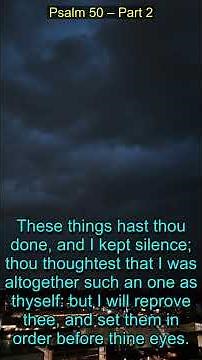 Psalm 50 Part 2 Explained | Divine Judgment & The Power of True Worship