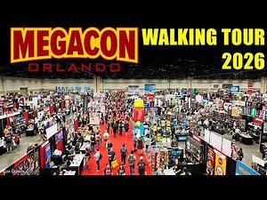 MegaCon 2026 - Orlando Florida - Show Floor Full Walkthrough Walking Tour 4k
