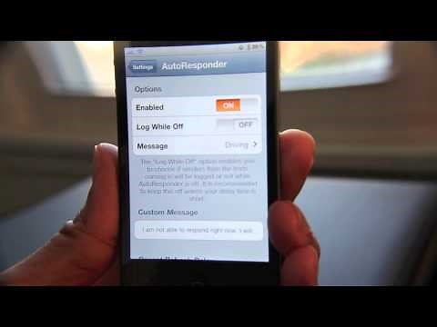 'AutoResponder' Replies to SMS Messages When You're Busy