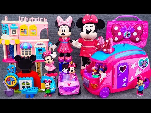 Satisfying with Unboxing Disney Minnie Mouse Pink Car Playset | Review Toys ASMR