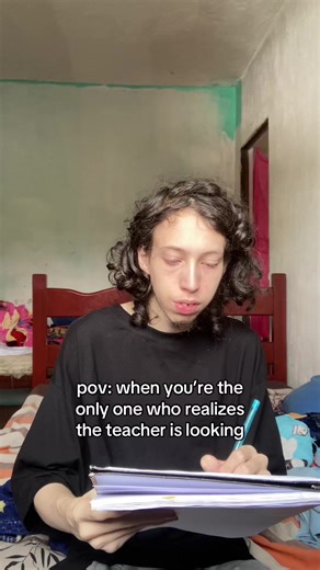 When You're the Only One Noticed the Teacher is Watching