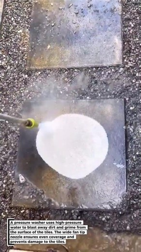 Patio Tile Cleaning: Power Washing for a Sparkling Outdoor Space