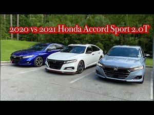 2020 VS 2021 Honda Accord Sport 2.0T