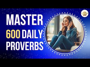 Daily English Conversation: 600 Proverbs You Must Know | English Listening Speaking Practice