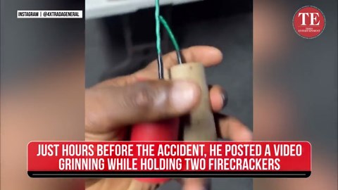 4Xtra's Firework Flex Ends Horribly; Rapper Loses Hand