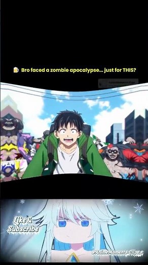 Zom 100 - 🍺 Bro Risked His Life For A Cold Beer 💀#zom100bucketlistofthedead #anime #animeedit