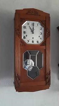 French Vedette Westminster chime wall clock