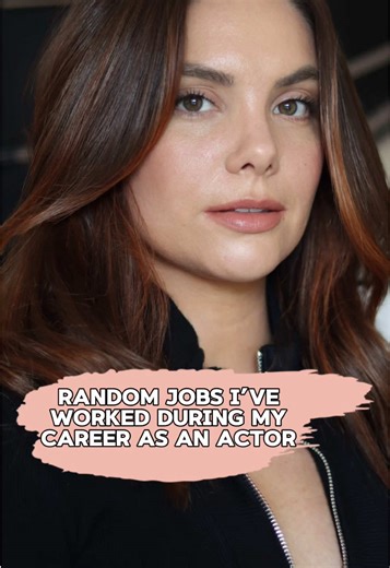 Tons of different jobs during this career, but we have to do what it takes to keep a roof over our head while pursuing our dream job! #actorslife #actress #actresslife #randomjobs