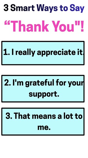 3 BEST Ways to Say "Thank You" 😊