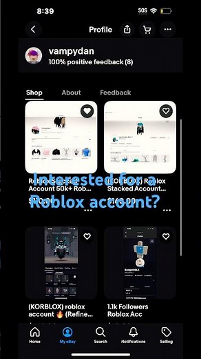 Roblox accounts good deals (EBay) #ebay #viral #roblox #foryou #cheap #robloxmemes #fyp #edit #buy