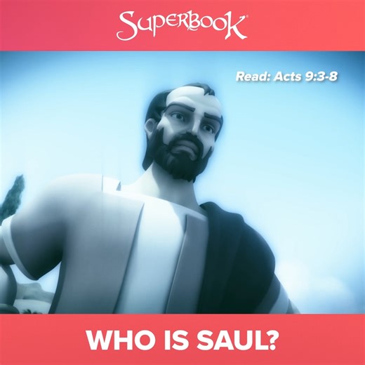 Saul was a Pharisee who mistreated Christians. But God turned his life around! 😯😯😯 Parents, just as Saul did, it’s not too late to give your life to Jesus and allow Him to renew and transform you from the inside out. Begin the journey here: https://go.cbn.com/uHIo 🤍 . . . . . SUPERBOOK Bringing Bible Stories and Jesus' love to kids everywhere Series App Academy Outreach | Superbook
