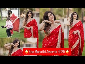 🌟🌟ZEE MARATHI AWARDS 2025🌟🌟 Shoot/ Award Function/ Photo Session💃🏼💃🏼🌹🌹