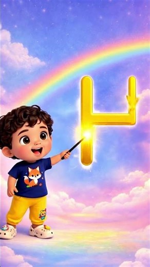 How to Write Letter H ✍️ | Learn ABC with Micky | Easy Writing for Kids 👶✨