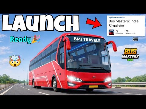 Bus Masters India Simulator Launch Ready🎉