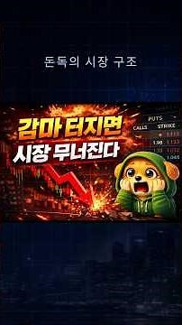감마가 터지면 시장이 무너집니다 | 돈독의 시장 구조