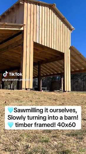 Building a Timber Frame Horse Barn: Our Sawmilling Journey